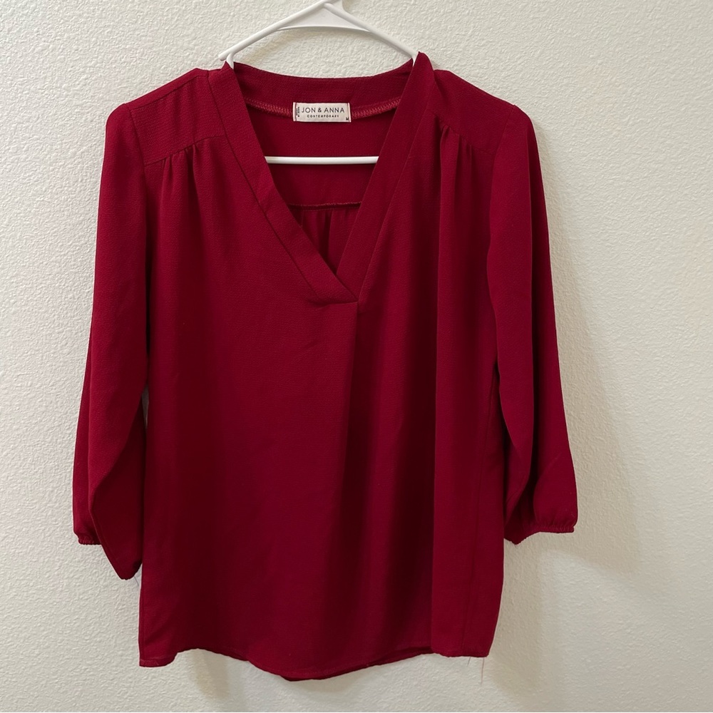 Jon& Anna blouse red medium